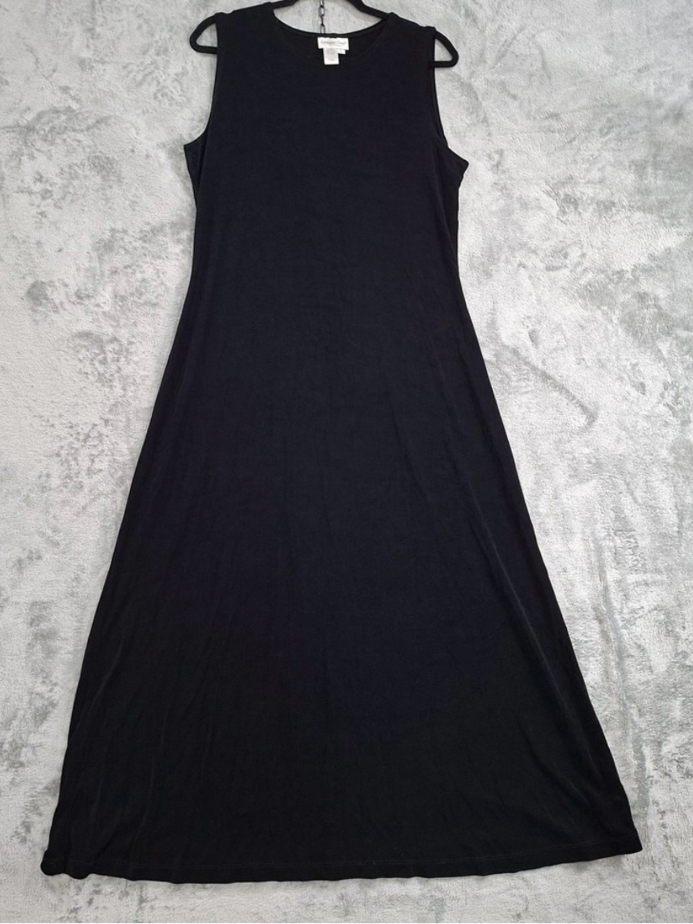 Coldwater Creek Sleeveless Black Maxi Dress